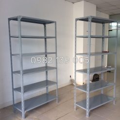Kệ sắt v lỗ 6 tầng mâm TP018