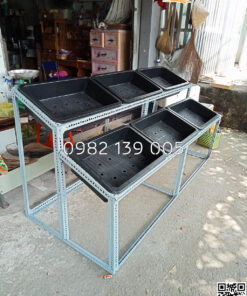Kệ trồng rau 2 bậc 6 khay TP009