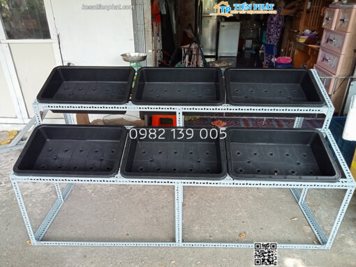 Kệ trồng rau 2 bậc 6 khay TP009 - Ảnh 4