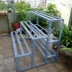 Kệ tam cấp 3 bậc thanh TP028