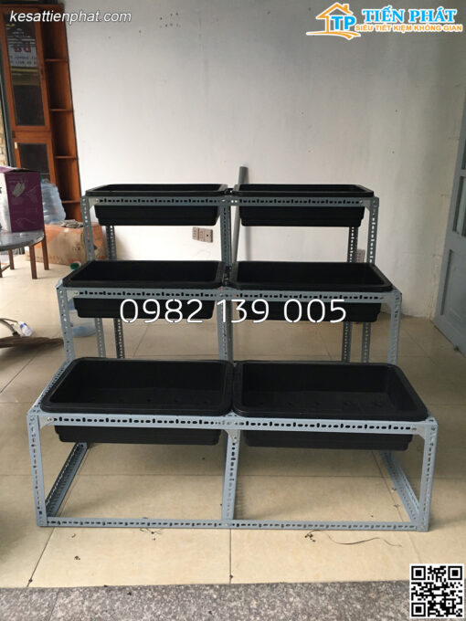 Kệ trồng rau 3 bậc 6 khay TP010