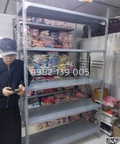 Kệ sắt v lỗ 5 sàn mâm cao 2m dài 1m rộng 0.4m v30x50 1ly6 8 347103023 61.2x40 n 8