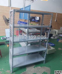 Kệ sắt v lỗ 5 sàn mâm cao 2m dài 1m rộng 0.4m v30x50 1ly6 9 cfd9af69ffc72b9972d6