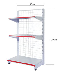 Kệ đơn lưng lưới 0.9x1.2m