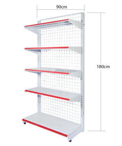 Kệ đơn lưng lưới 0.9x1.8m