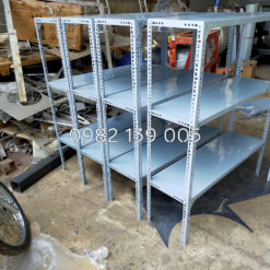 Alternative view of Kệ sắt v lỗ 3 sàn mâm cao 2m dài 1m rộng 0.4m v30x50 1ly6