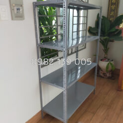 Alternative view of Kệ sắt v lỗ 4 sàn mâm cao 2m dài 1m rộng 0.4m v30x50 1ly6