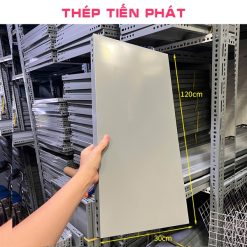 Mâm kệ sắt v lỗ Xám Dài x Rộng 30x120cm Tặng ốc + Bat